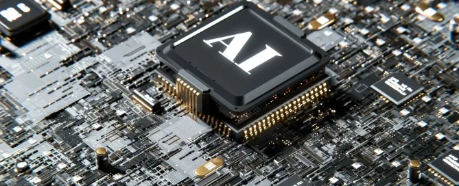 image of a digital board with an ai chip for effective ai models
