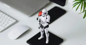 SDLC Compliance Tools: Star Wars Stormtropper figurine on table